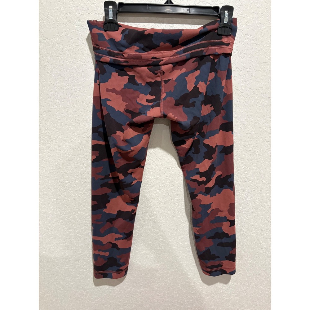 Lululemon Wunder Under HR Crop 21 Heritage 365 Camo Brier Rose Multi Size 8 - Picture 4 of 12